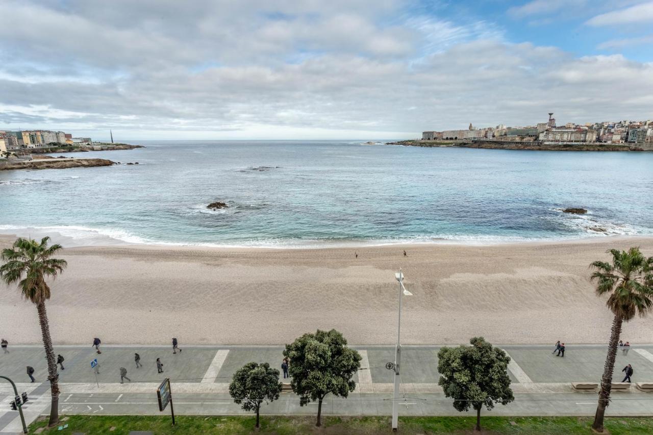 APARTAMENTO EN PRIMERA LINEA DE PLAYA RiAZOR Corunha Exterior foto